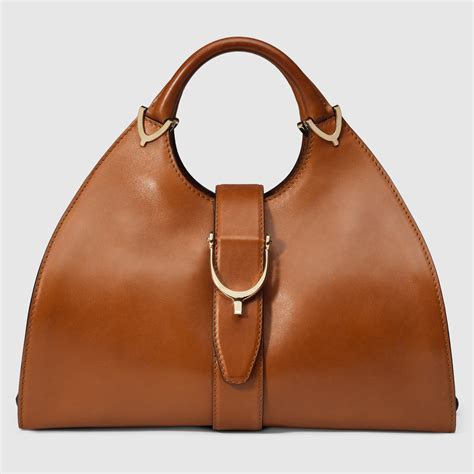 gucci stirrup leather bag|Gucci shoulder bags for women.